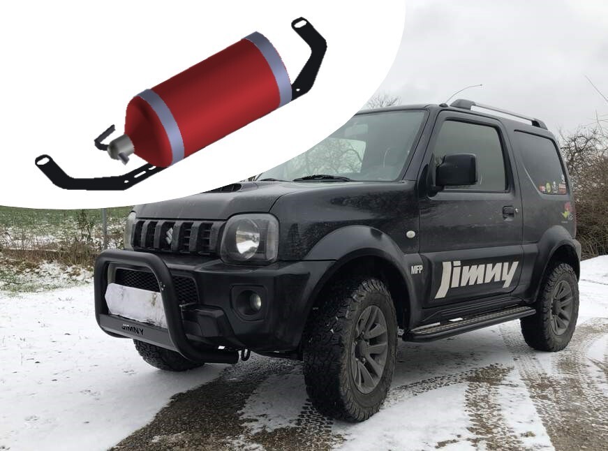 Fire Extinguisher Holder Bracket for Suzuki Jimny - Secure Mounting Solution