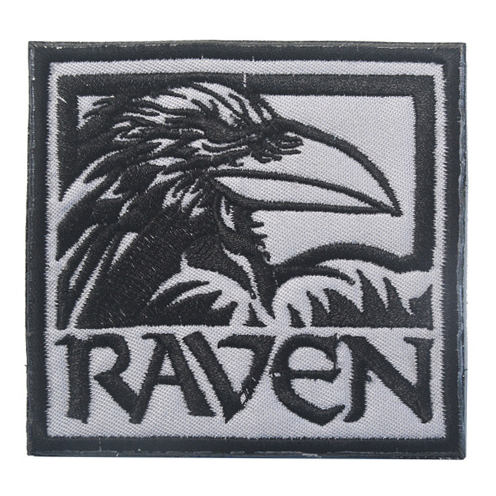 RAVEN USA 3D U.S. ARMY BADGE TACTICAL EMBROIDERED HOOK & LOOP PATCH /02