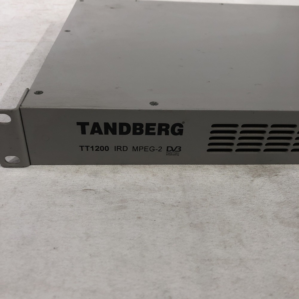 TANDBERG TT1200 MPEG-2 DVB PROFESSIONAL INTEGRATED RECEIVER DECODER