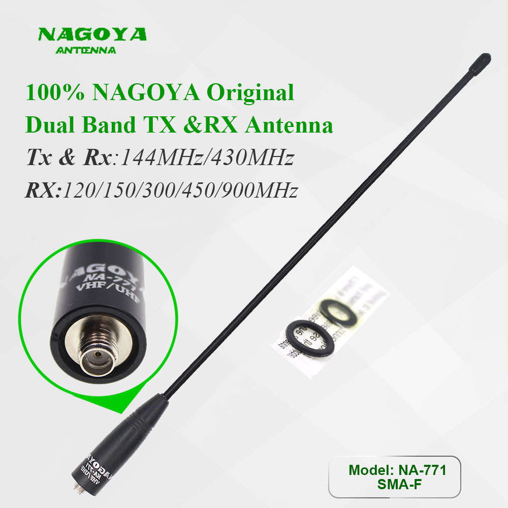 Original NAGOYA NA-771 SMA-F Dual Band Antenna For UV-16 UV-82 5R Walkie Talkie