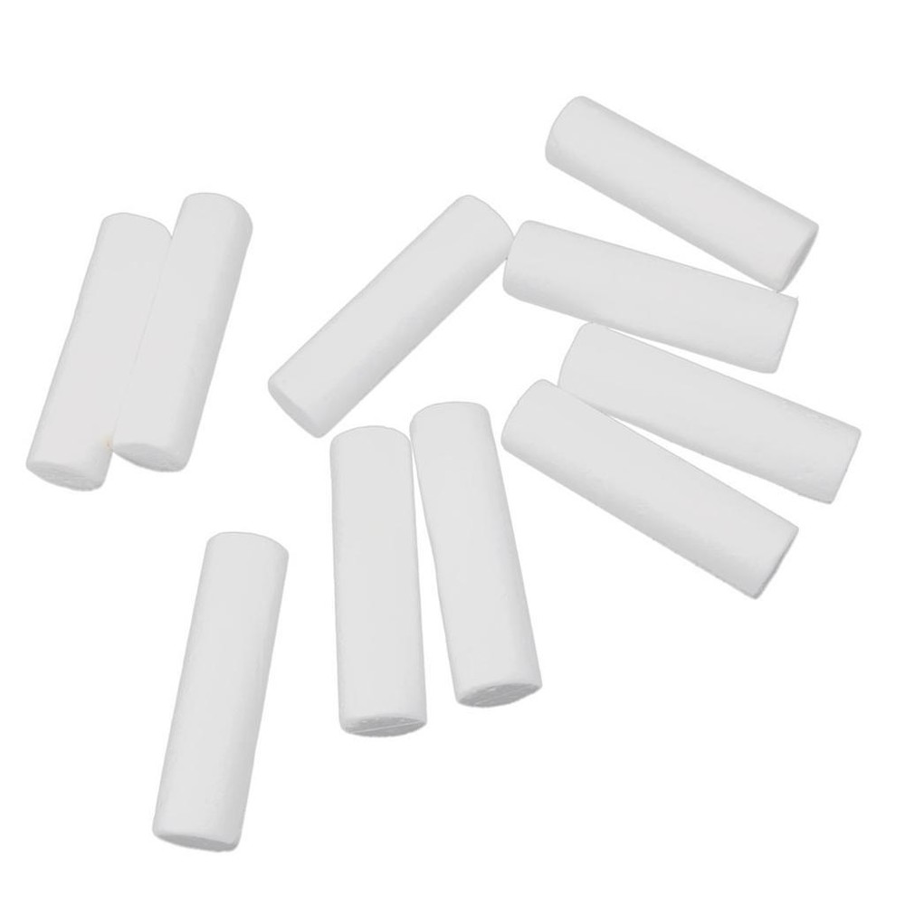 10pcs White Modeling Crafts Polystyrene Foam Cylinder