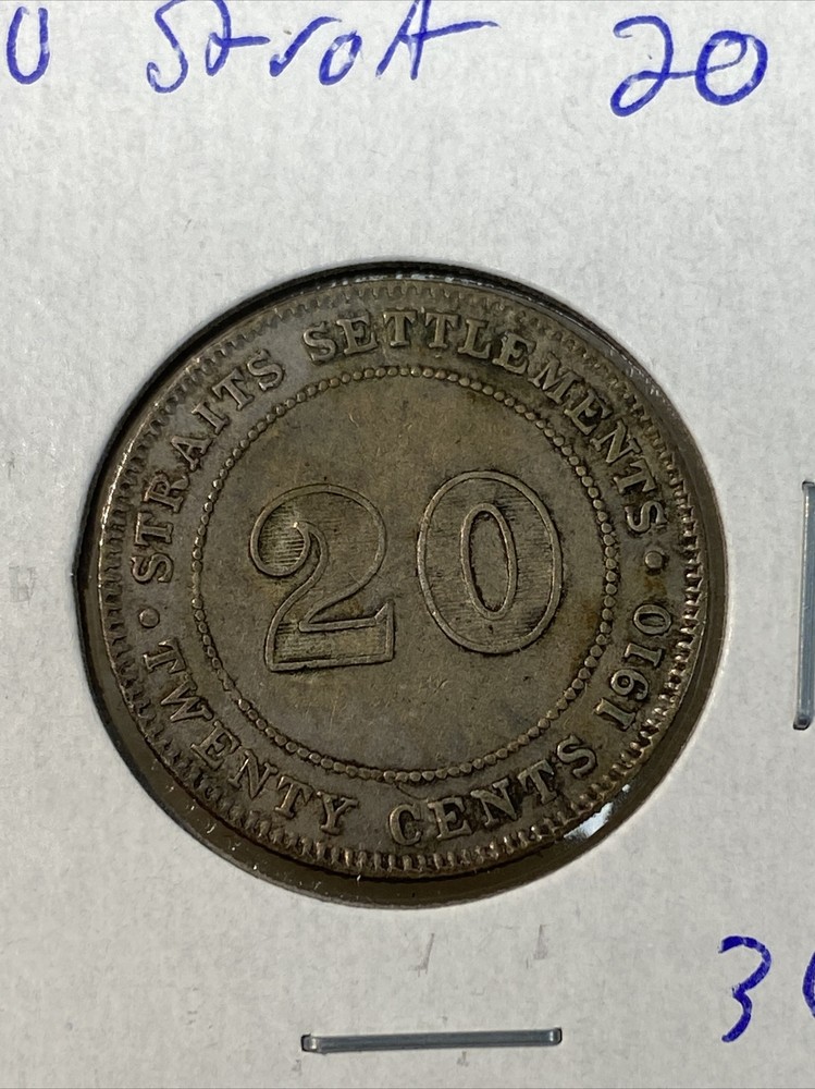 1910 strait settlements 20 cents