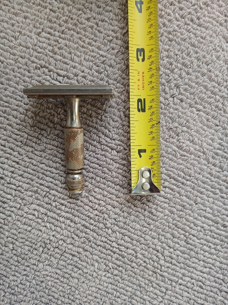 Mini Gillette Metal Shaver Razor 2.5"