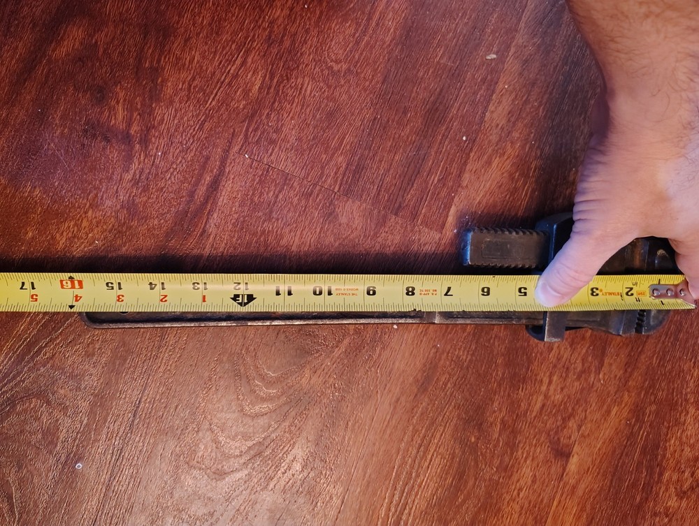 STILLSON WRENCH MOORE DROP FORGING CO. MORCO PIPE MONKEY WRENCH