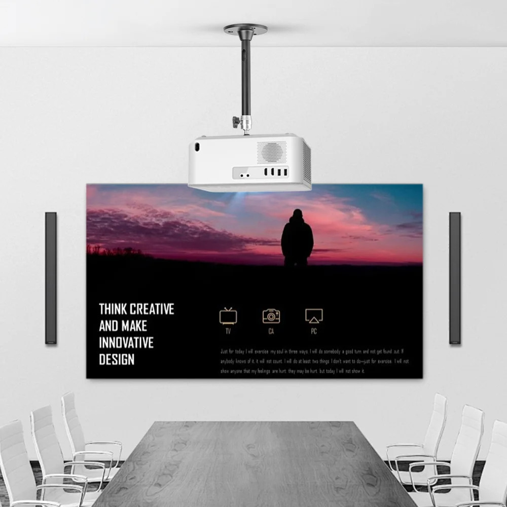 360° Rotatable Universal Wall Ceiling Mount Stand for Mini Projector DVR Camera