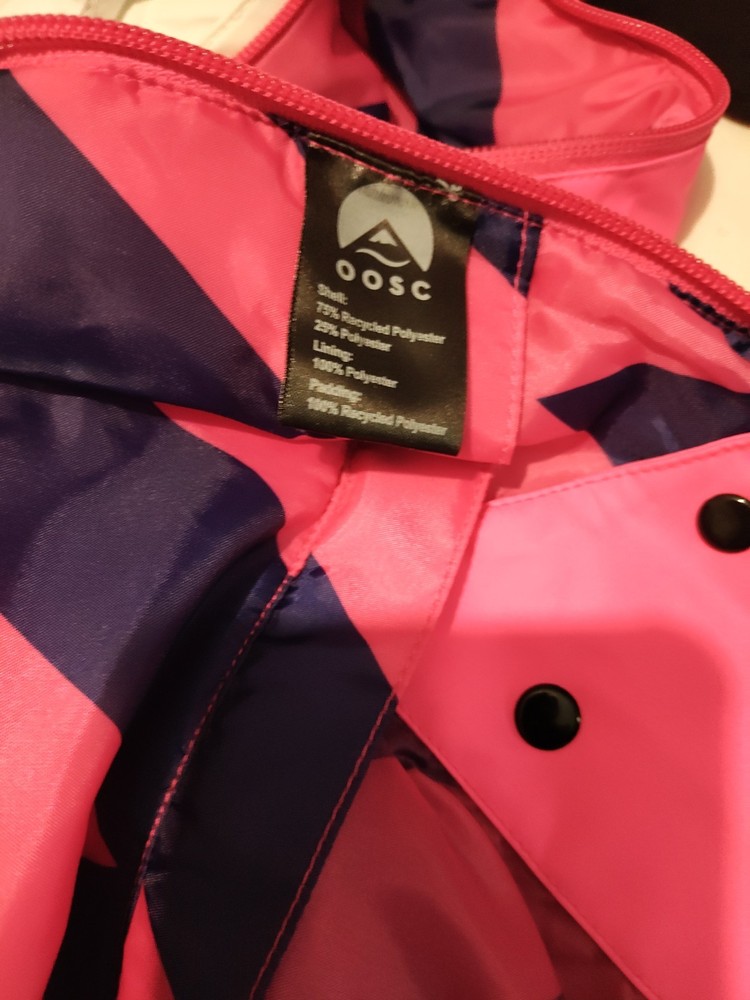 Oosc SP Overhead Ski Parka Pink Size Large