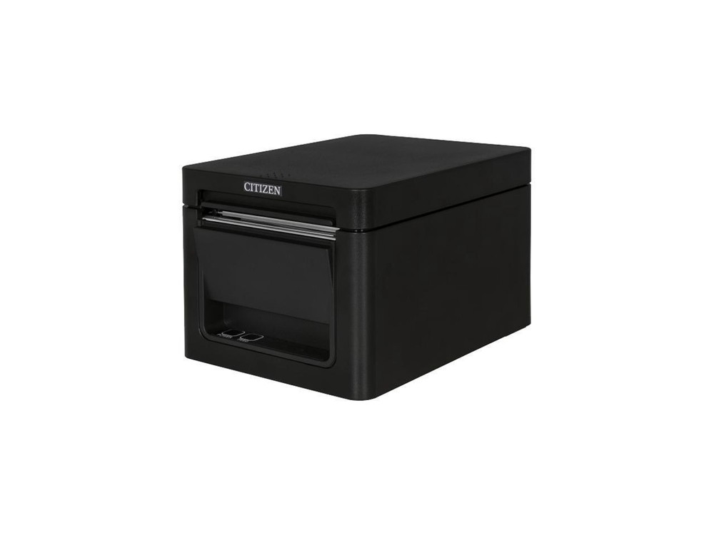 Citizen CT-E351 Compact Thermal POS Printer, Front Exit, Serial, USB, Black - CT
