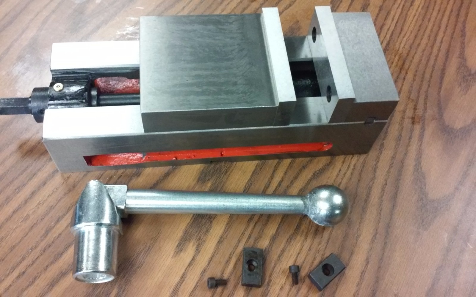 4" ANG-LOCK  CNC VISE FOR CNC/BRIDGEPORT MILLING MACHINE #850-AP04