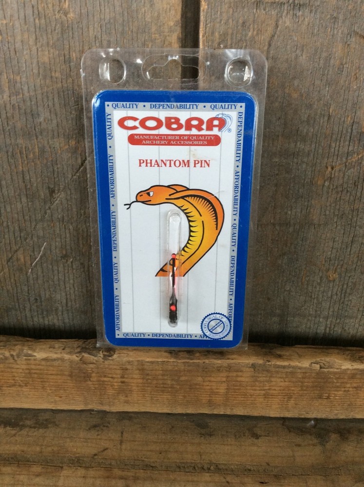 Cobra Red Phantom Pin New In Box archery