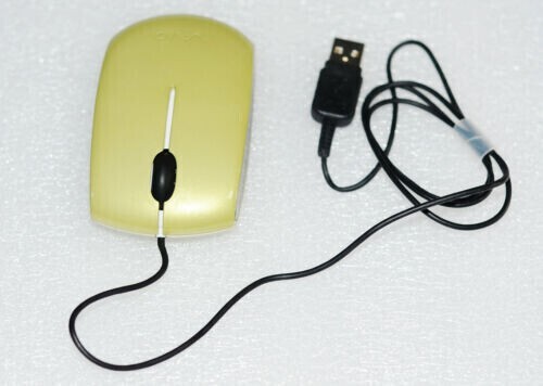 Sony Vaio VGP-UMS20 Mouse Tested and USB Mouse Green