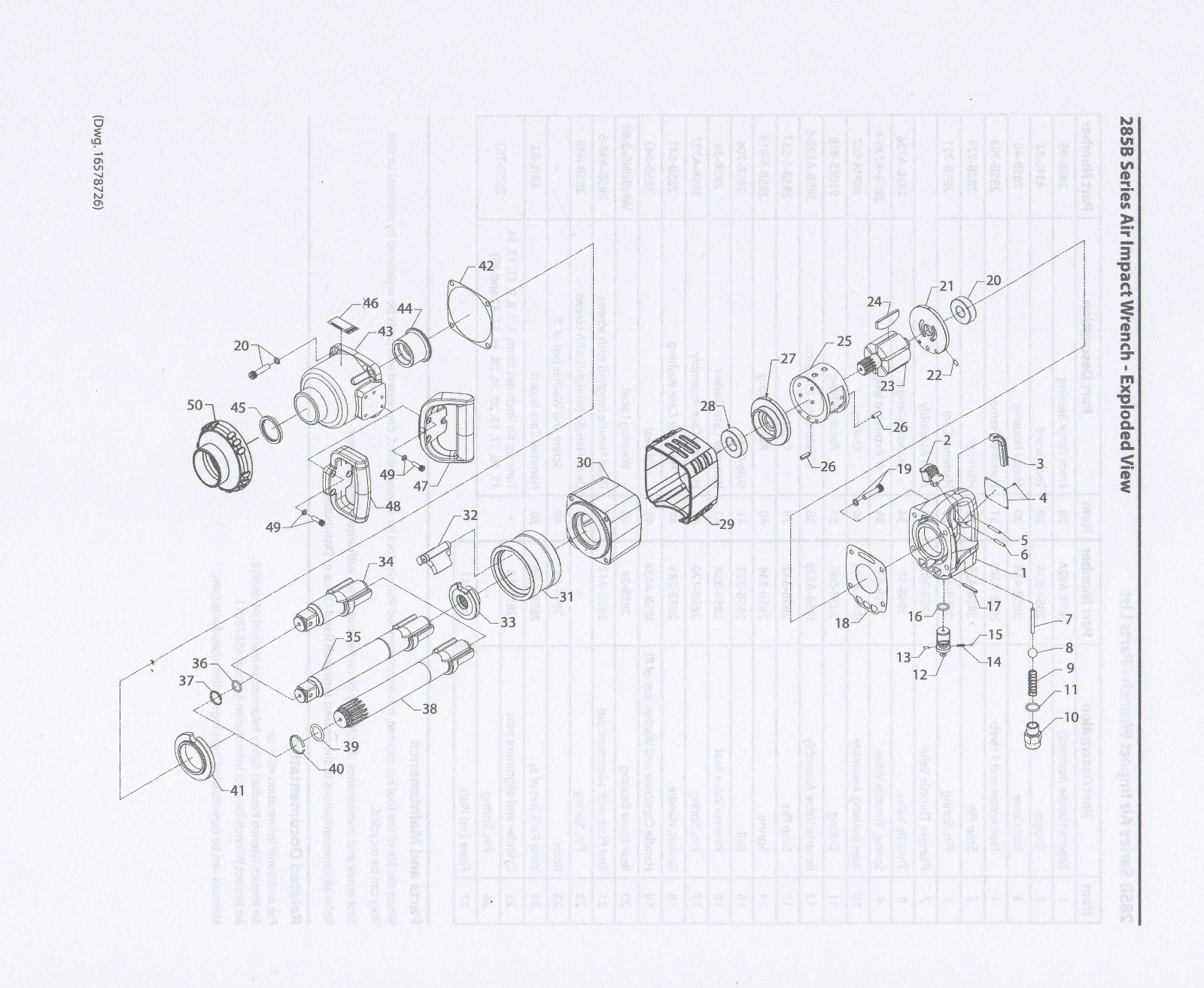 INGERSOLL RAND 285B THROTTLE VALVES (2) +T.V. SPRING+T.V. PLUNGER+BUSHING O'RING