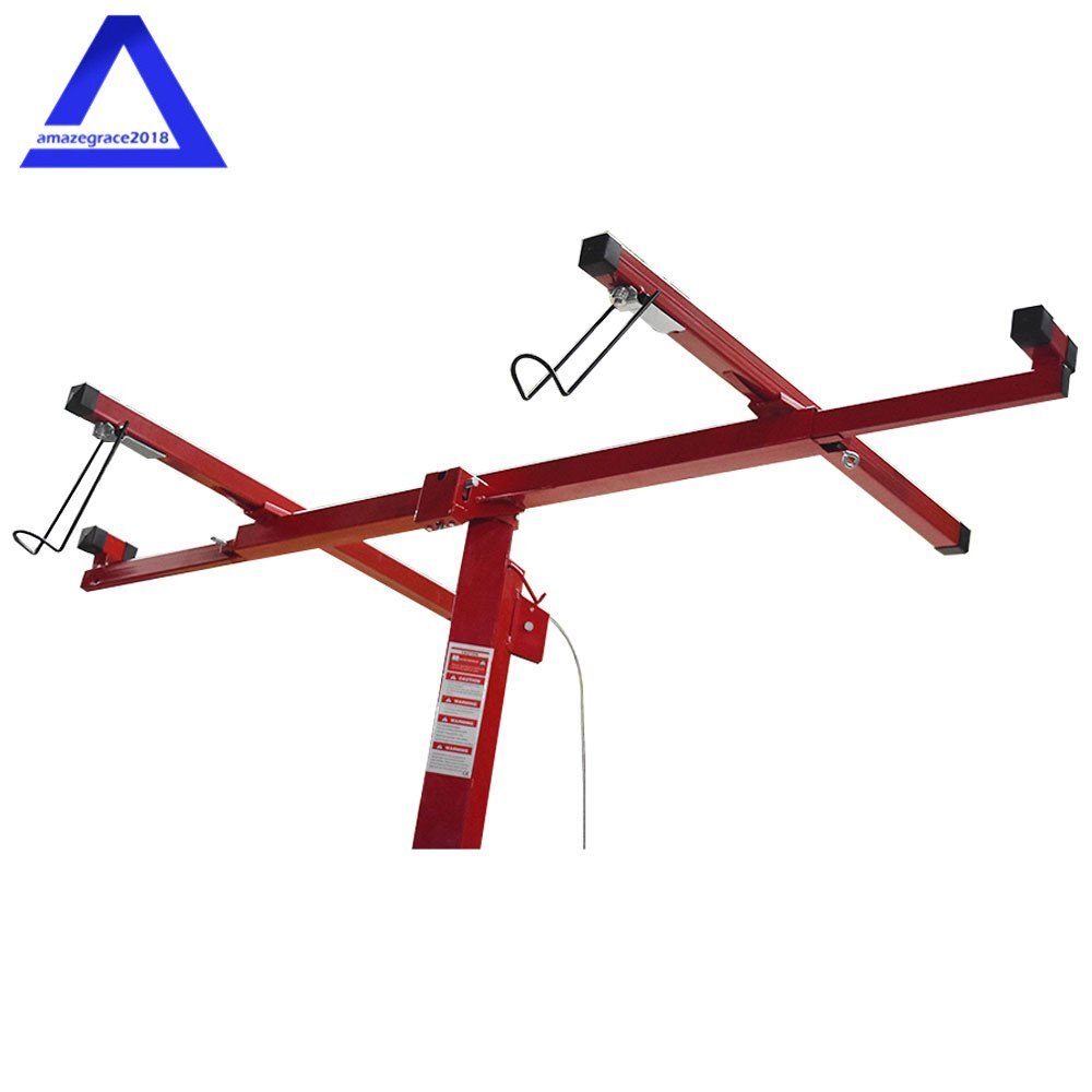 16FT Drywall Lift Plasterboard Panel Sheetrock Hoist Lifter Carrier Safety Lock