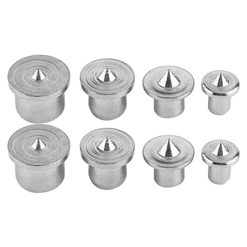 Dowel Centre Point Marker Hole Chrome plating Solid 8mm 12mm Points Pin Wood