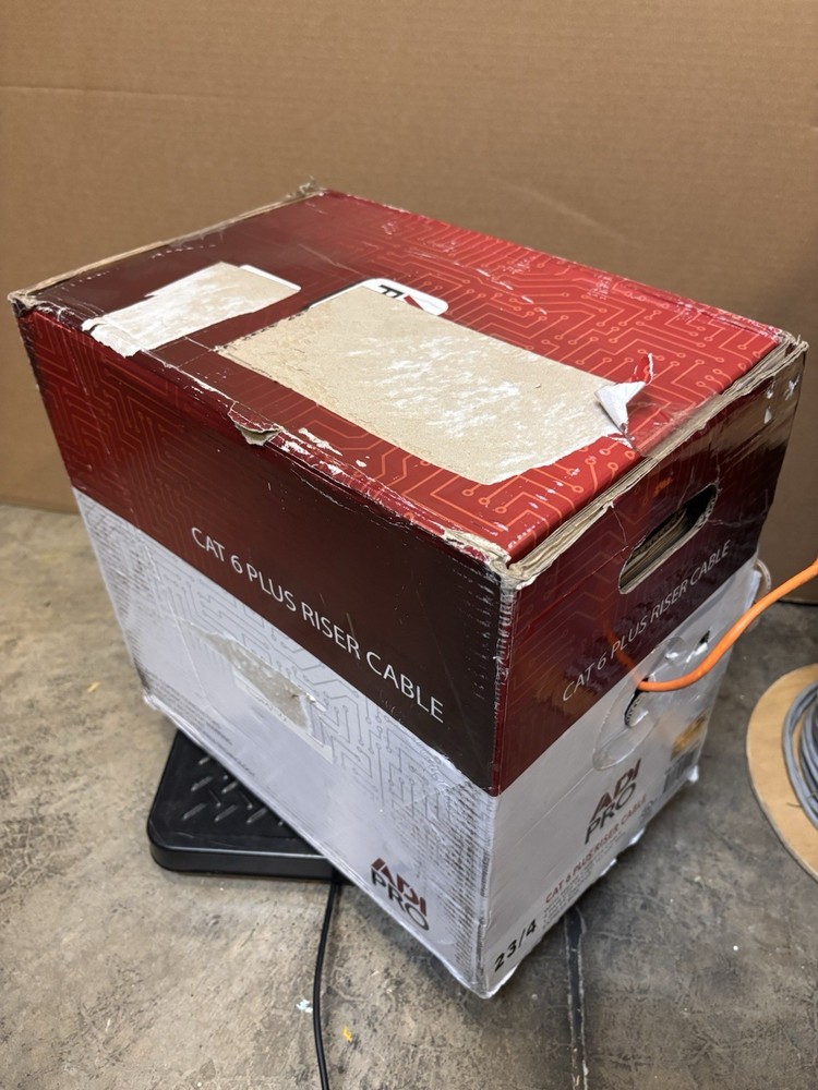 ADIPRO 0E-CMR6ORPR CAT 6 Plus Riser Cable Orange 1000' Unshielded