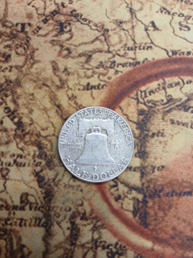 SILVER 90% 1951 D FRANKLIN HALF DOLLAR TP-0703