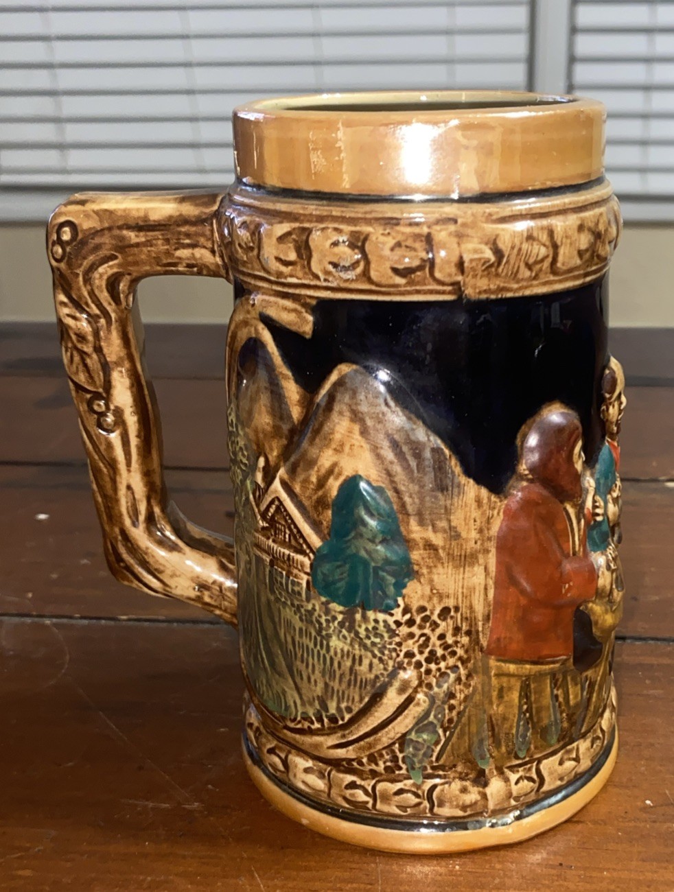 Vintage German Style Ceramic Beer Stein Mug Made in Japan