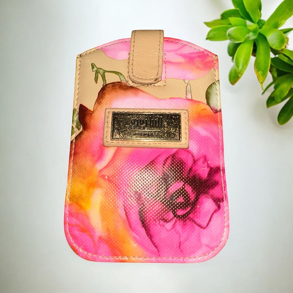 Boho Botanical Tech Wristlet Padded Electronics Clutch Travel Essentials