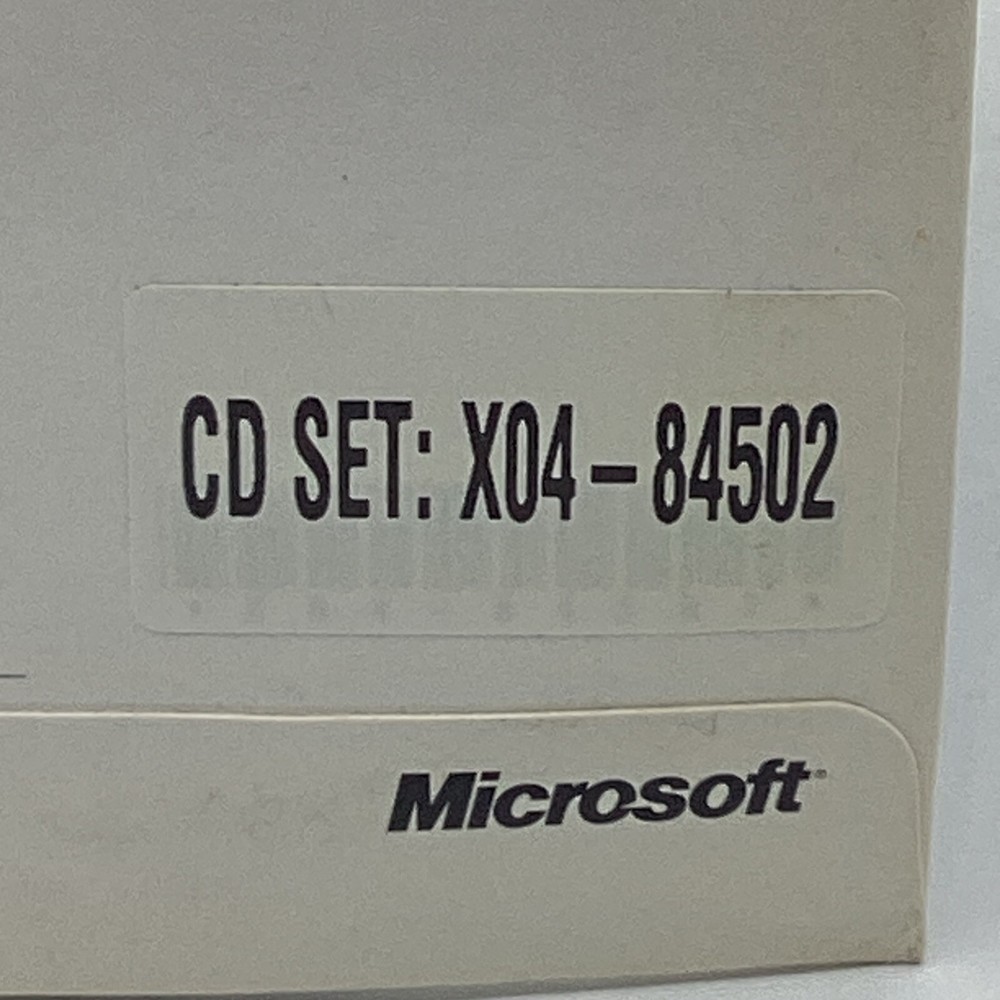 SEALED 1999 Microsoft IntelliType Pro Keyboard Software CD Set X04-84502