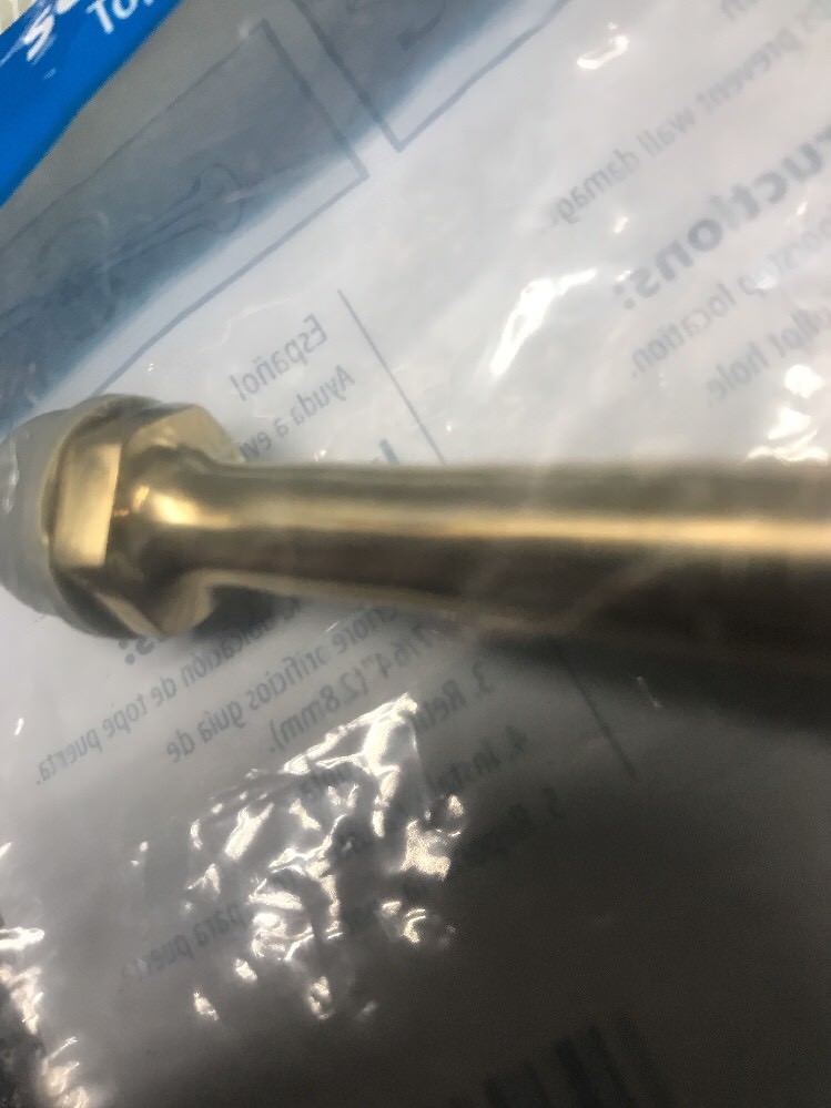 Everbilt Doorstop Solid Brass. 3” Long.