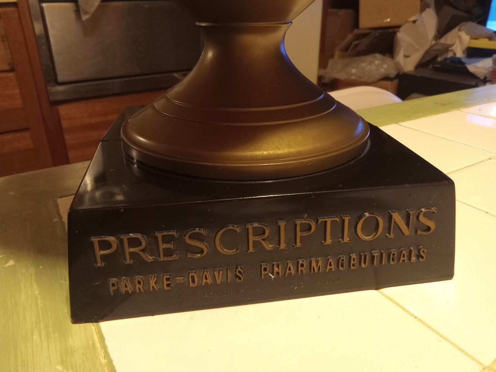 Pharmaceuticals Rx Pharmacy Apothecary Lights Parke-Davis Lamp