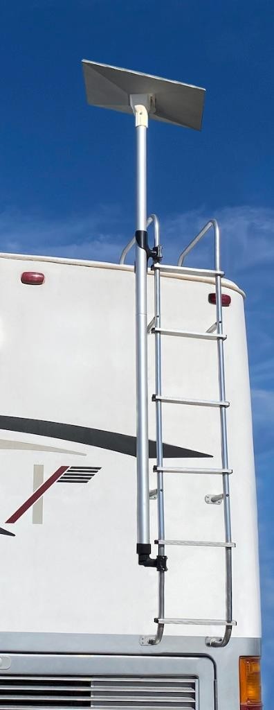 FlagPole Buddy Starlink Gen 3 Compatible Mounting Kit for RV Ladder Mount