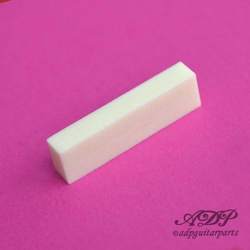 Unslotted Bone Banjo Nut Blank