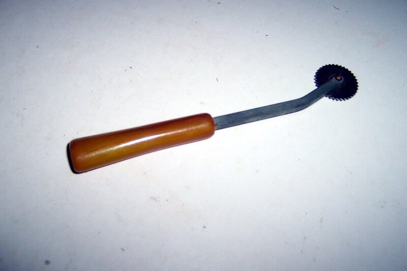 Vintage Bakelite Butterscotch Sewing Pattern Tracer