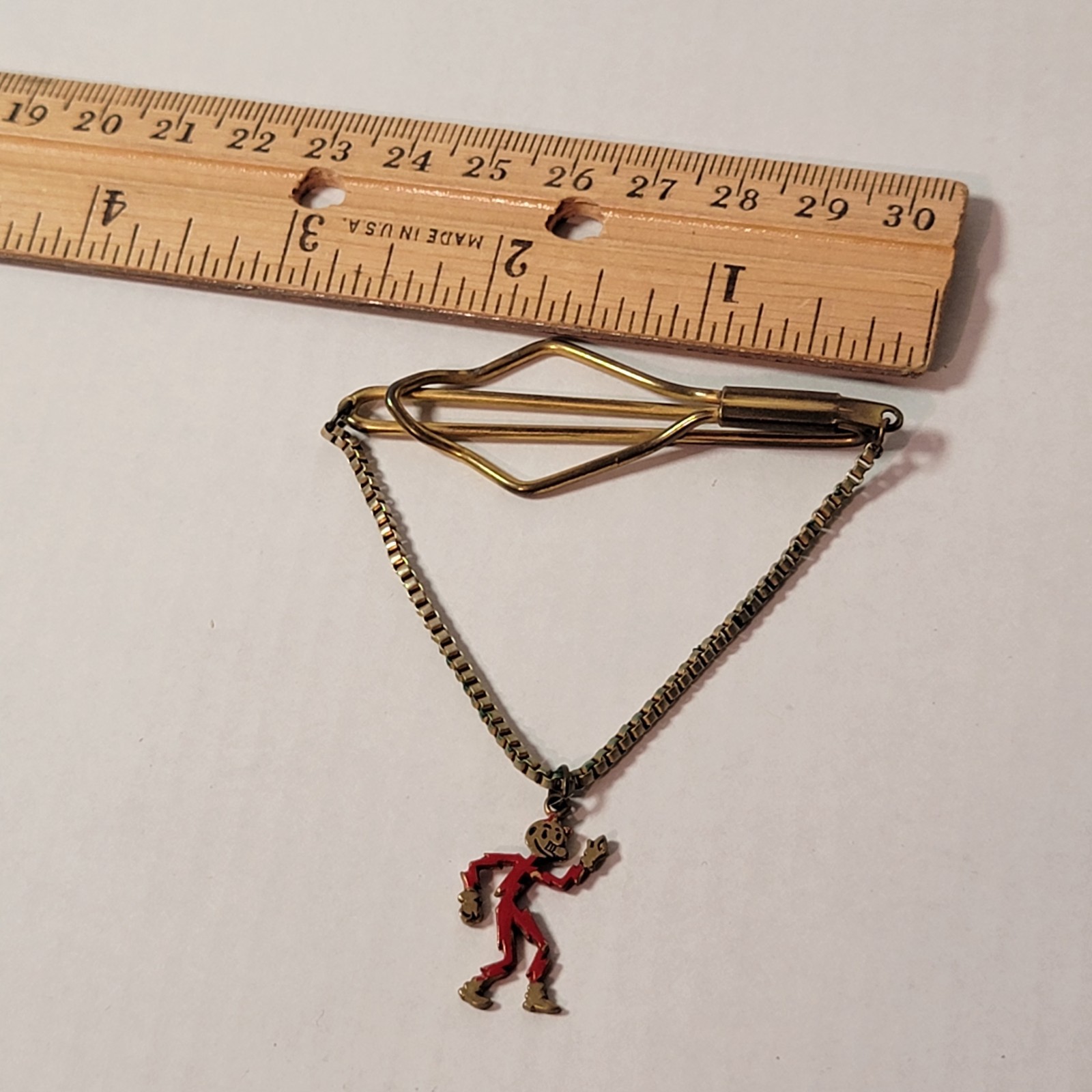 Rare HTF Vintage Reddy Kilowatt Tie Clip Electrician Reddy Kilowatt PA