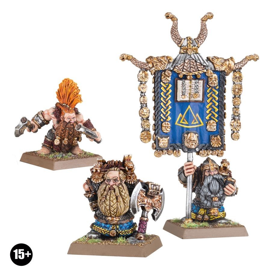 Warhammer Old World Dwarfs Dwarf Command Set Pro Painted Commission