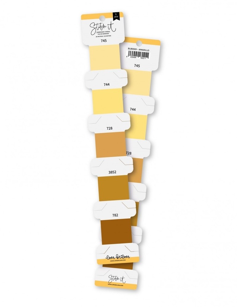 Lora Bailora Stitch It BLB0001 Embroidery Thread Yellow