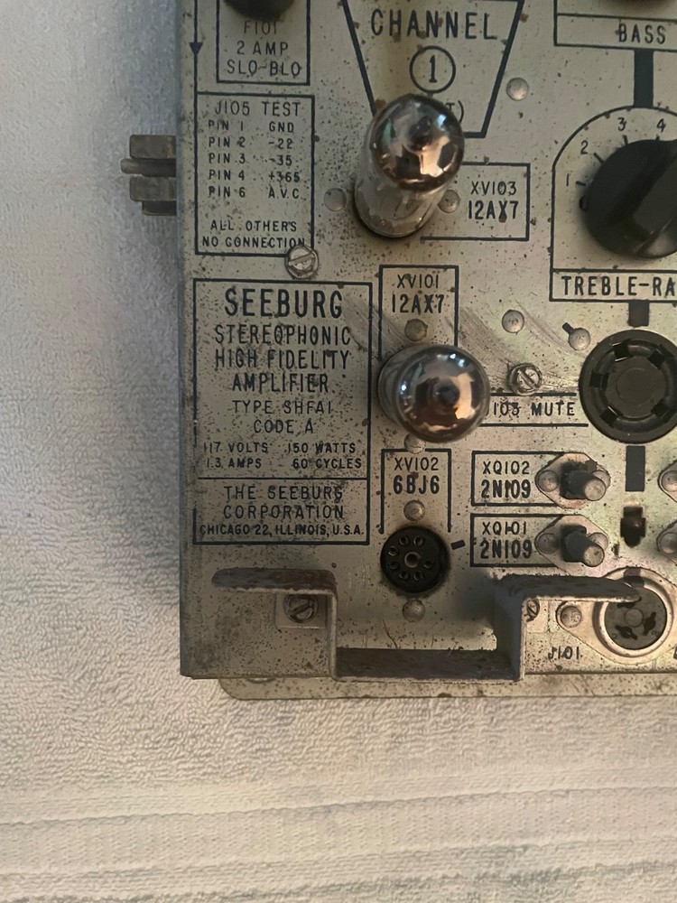 Seeburg 220/222 Amplifier .. untested … SHFA1 code A