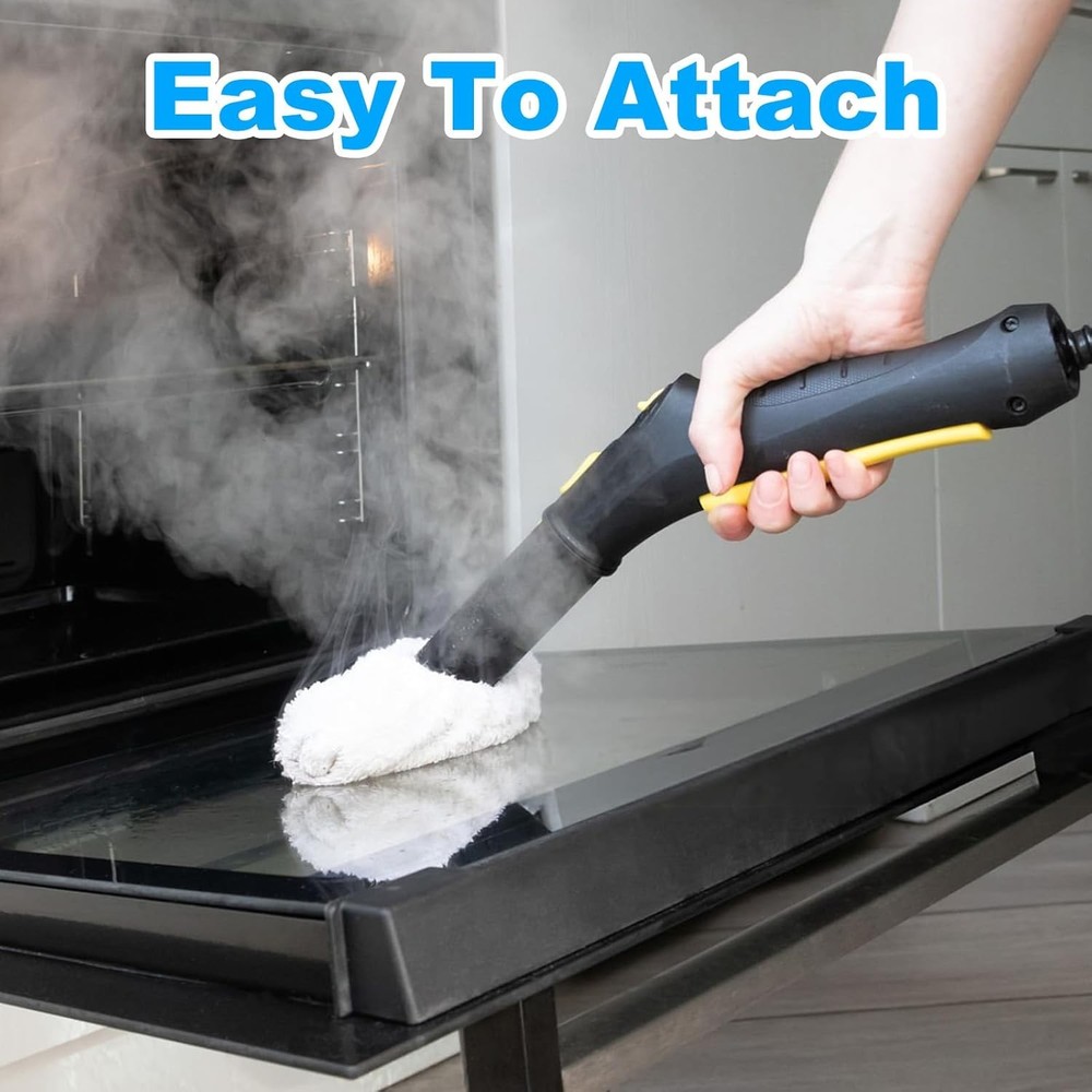 4 Pack Universal Microfiber Cloths for Handheld Steam Cleaner Reusable