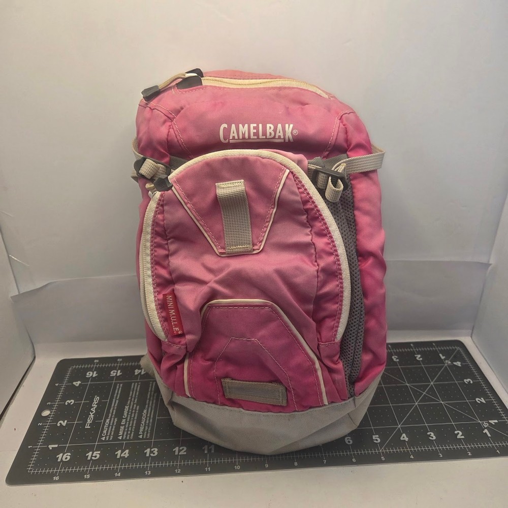 CamelBak Mini M.U.L.E. Pink Hydration Backpack 50oz Kids- No Bladder