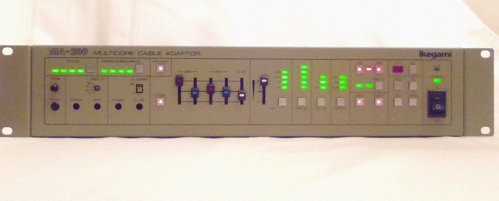 Ikegami MA-200 Multicore Cable Adaptor Camera Control Unit Base Station CCU