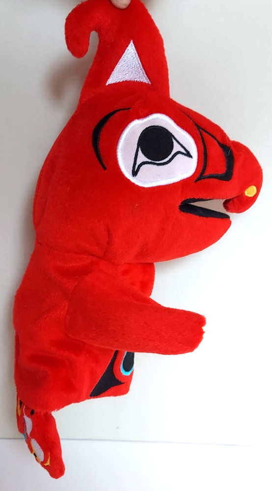 Native Explore Puppet Collection Red Bird Totem Hand Puppet Plush 12” EUC