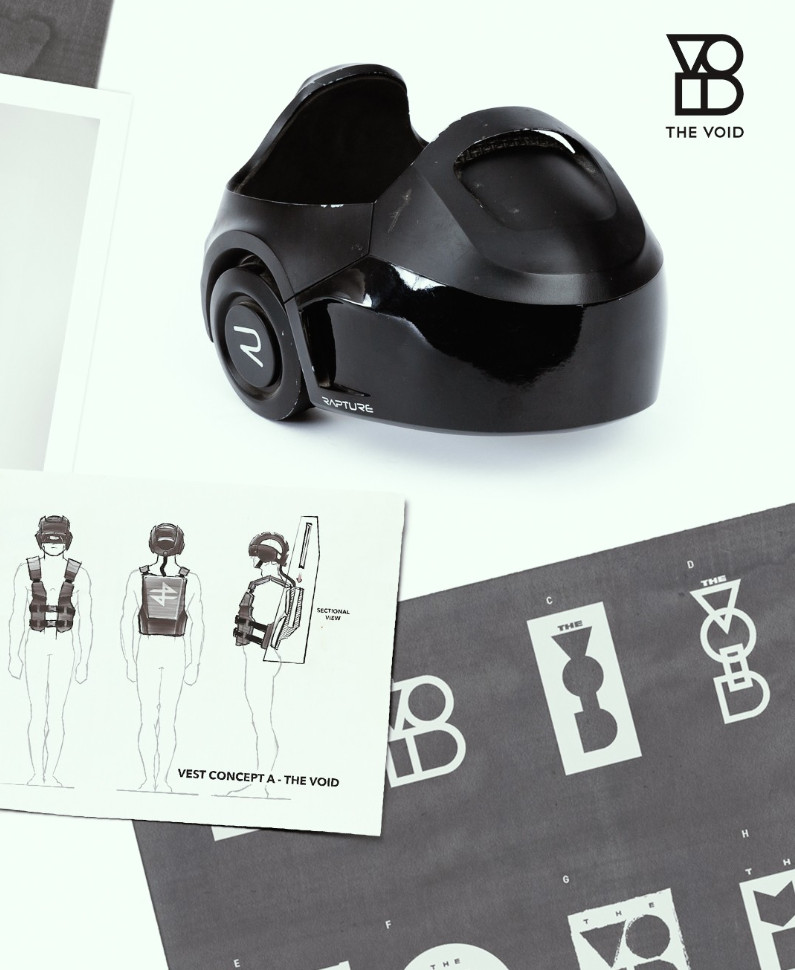 THE VOID "Rapture" Complete VR Haptic Rig - PC INTACT (Tested Working) + Blaster