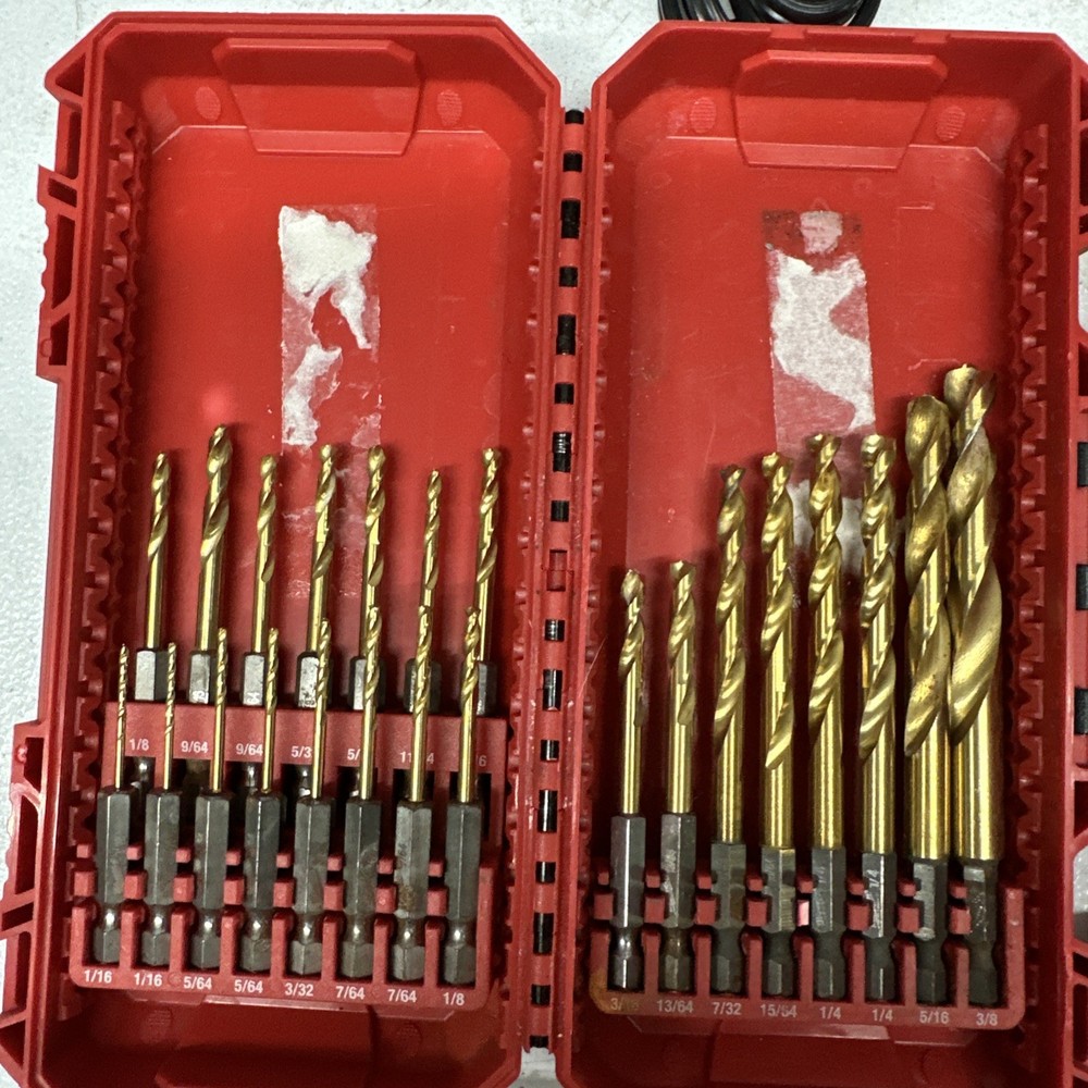 Milwaukee Impact Socket 3/8 , Drill Bits Titanium , Charger,Diablo Lot