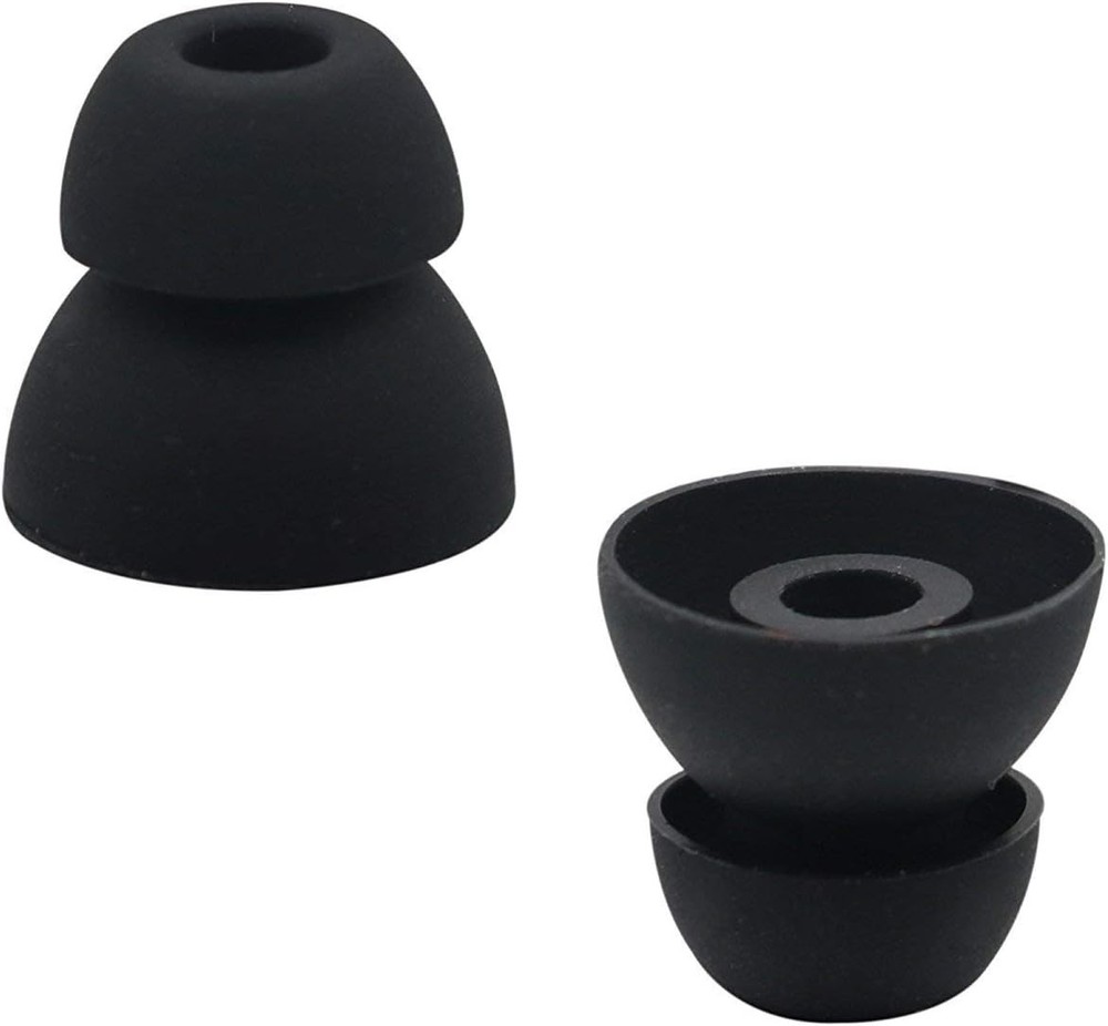 ALXCD Replacement Eartips Silicone Earbuds Buds Set Compatible with Black