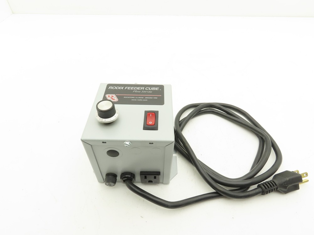 Rodix FC-40 Plus Feeder Cube Vibratory Feed Variable Speed Control 120V