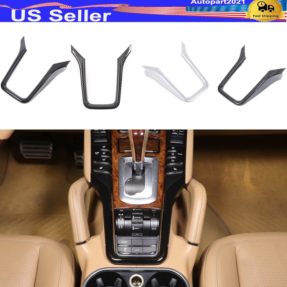 Interior Center Console Cover Gear Trim For Porsche Cayenne 2011-2017 US