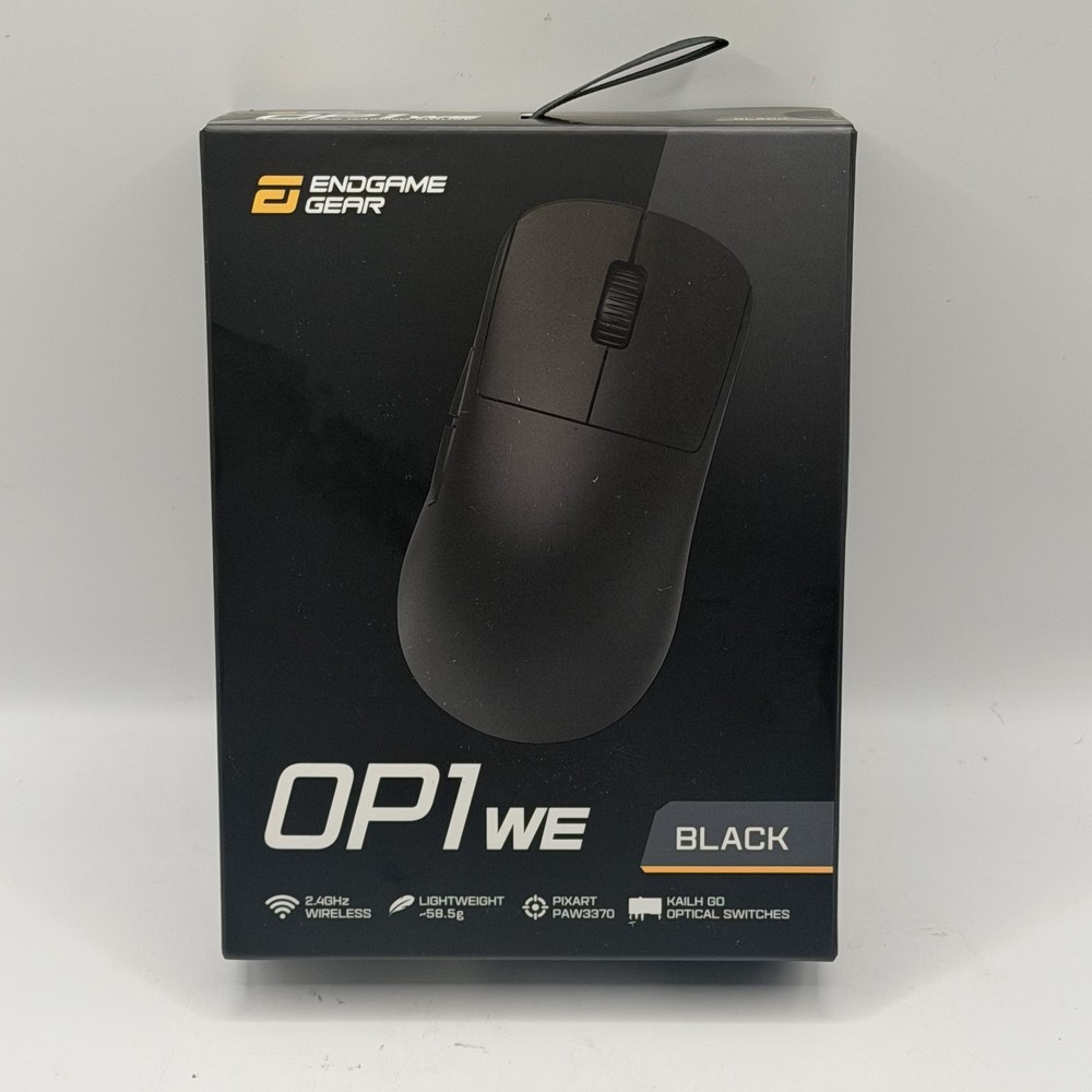 New ENDGAME GEAR OP1we Wireless Gaming Mouse, CompX CX52850 Microcontroller