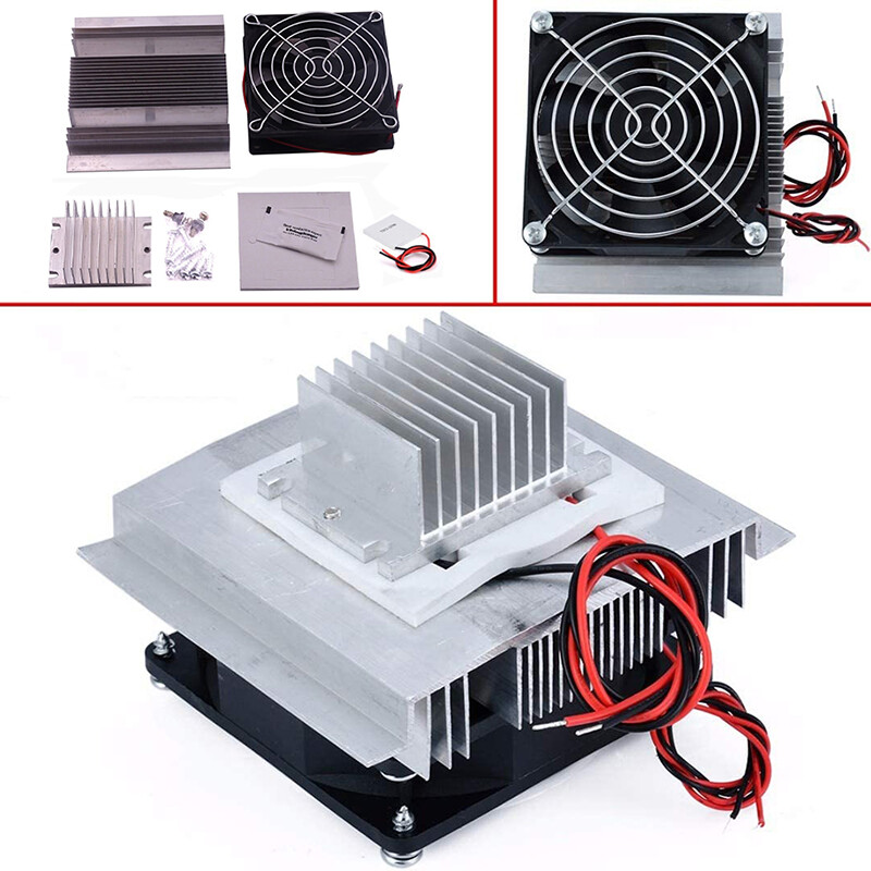 12V Thermoelectric Refrigeration Semiconductor Radiator Cooling System Kit DIY