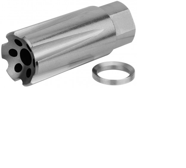 6.5 CRD Linear Compensator Muzzle Brake Stainless 5/8-24 For Bolt Action Rifles