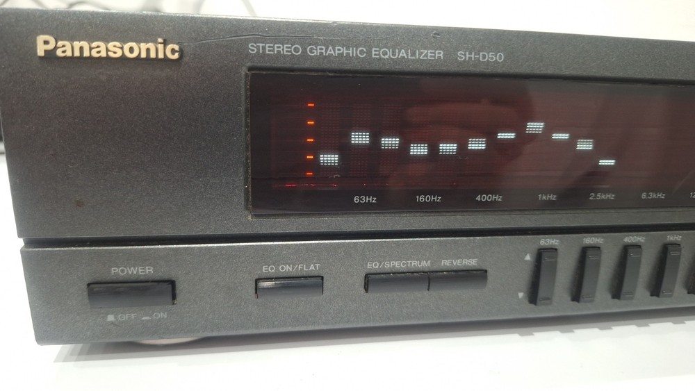 [ Add Video ] Panasonic SH-D50 Graphic Equalizer Vintage Tested EQ Function