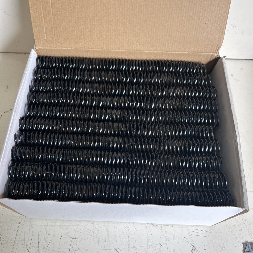 Spiral Binding Coils, 22mm (3/4”) Binding Coils, Black
