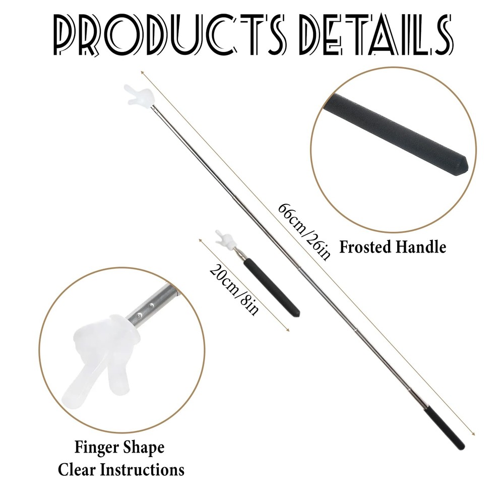 Pointer Finger Stick, Teacher Stick for Classroom Hand...