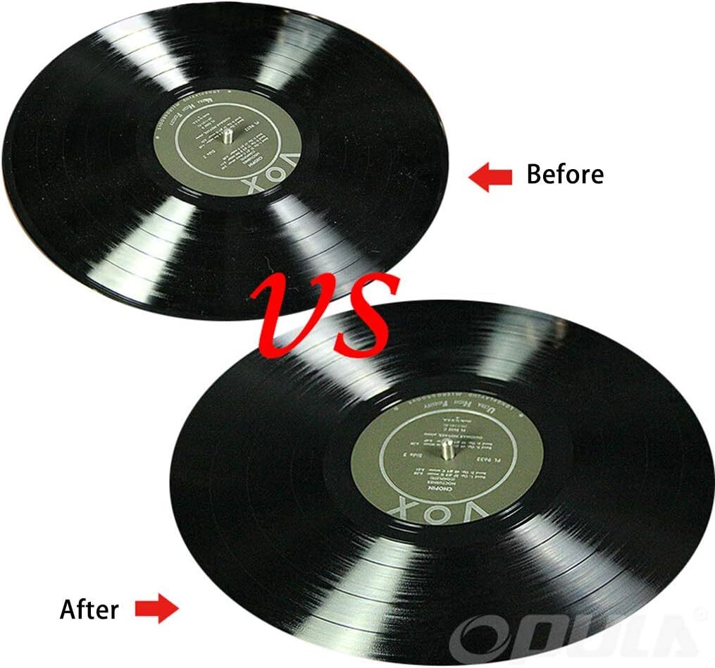 3in1 Vinyl Record Cleaning Brush Set Stylus Velvet Anti-static Cleaner Tool Kit