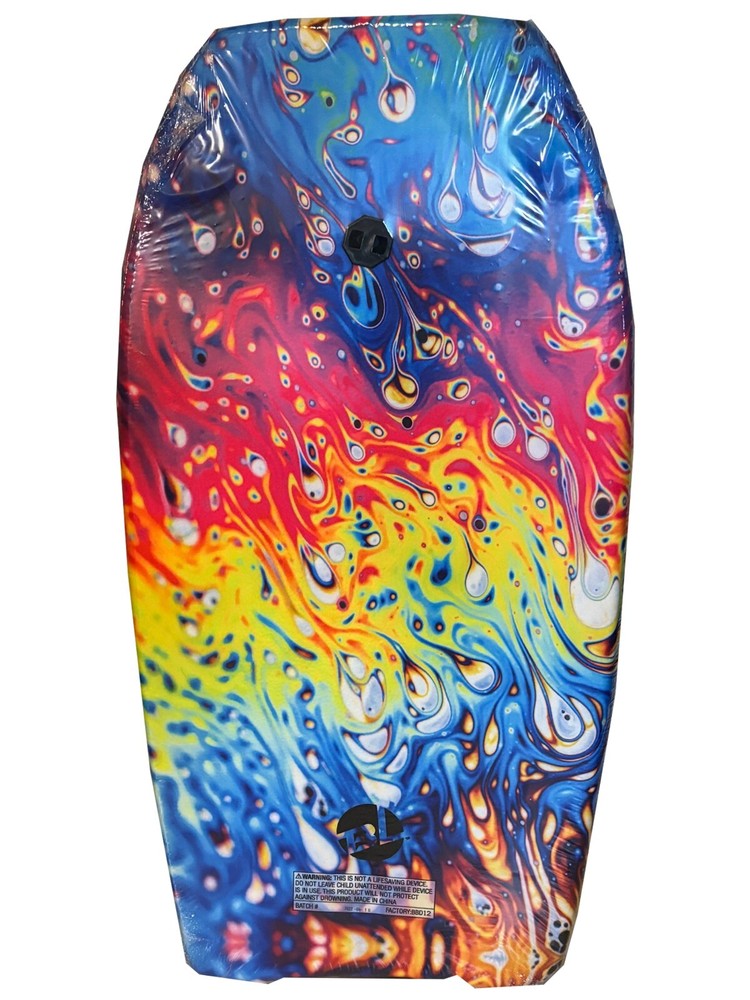 Body Board BL size 37 in Pro Shape With wrist Basic Leash Bodyboard Fire