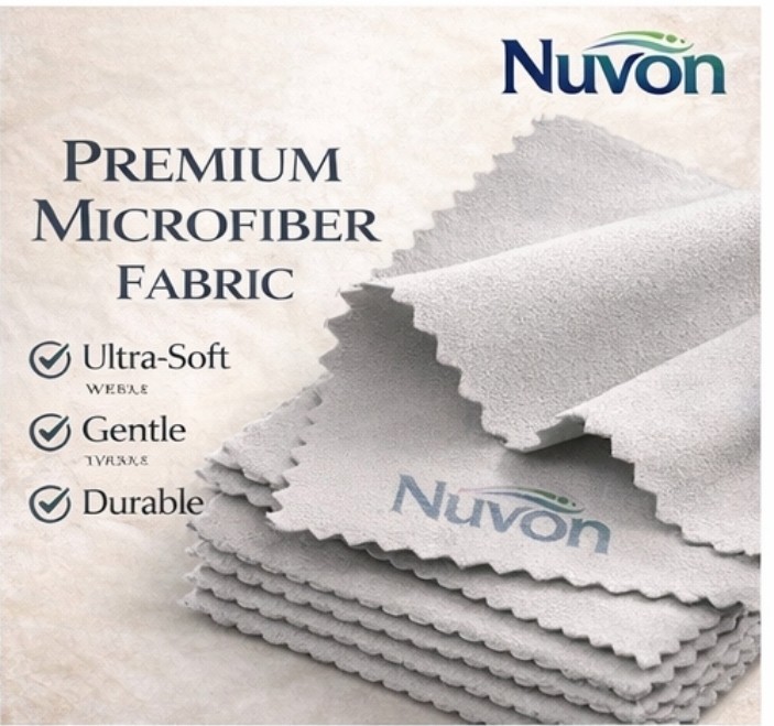 Nuvon Microfiber Lens Cloth 2 pack (6 each)