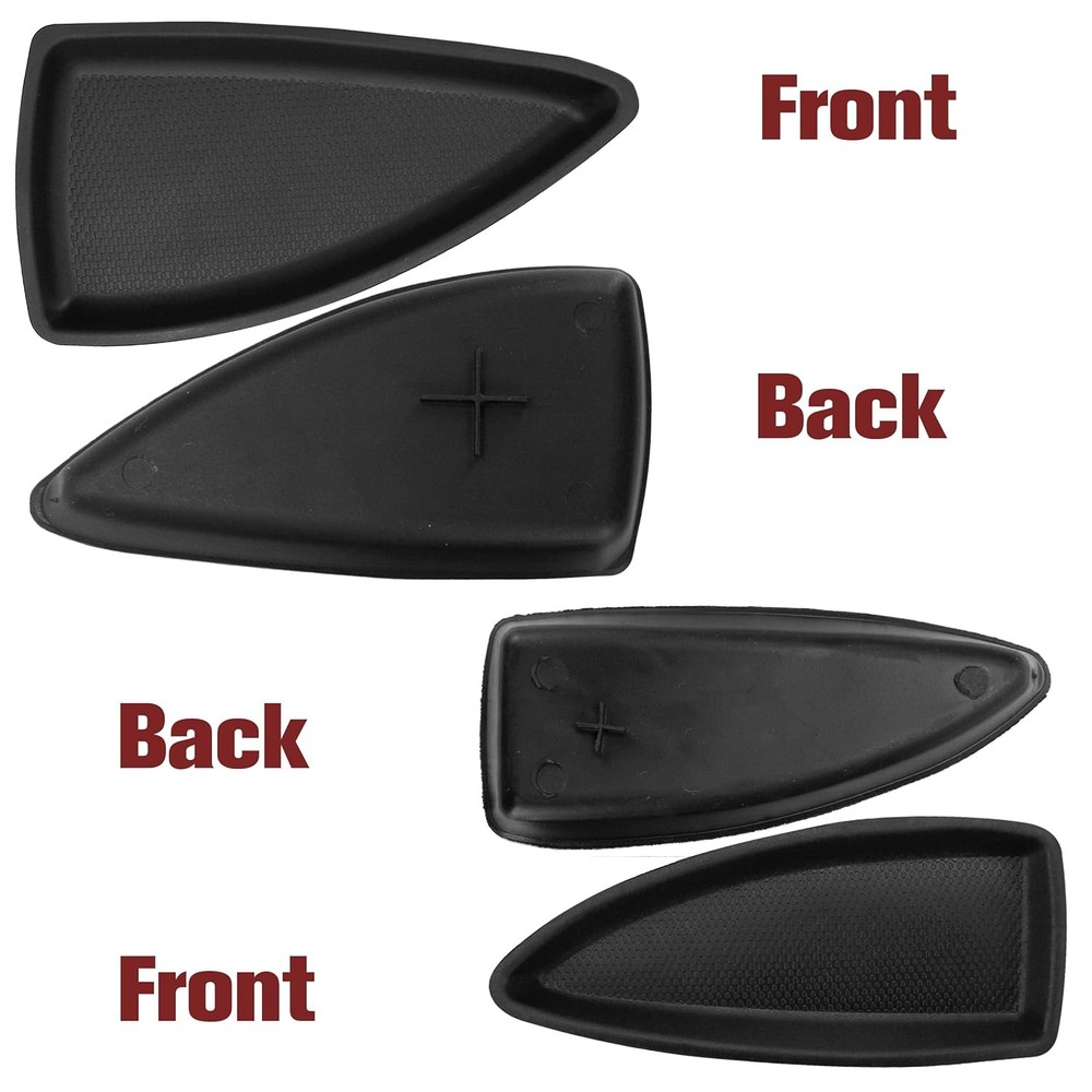 4pcs/Set Door Switch Bezel Cap Replacement Left/Right Front/Rear Plastic Bolt Co